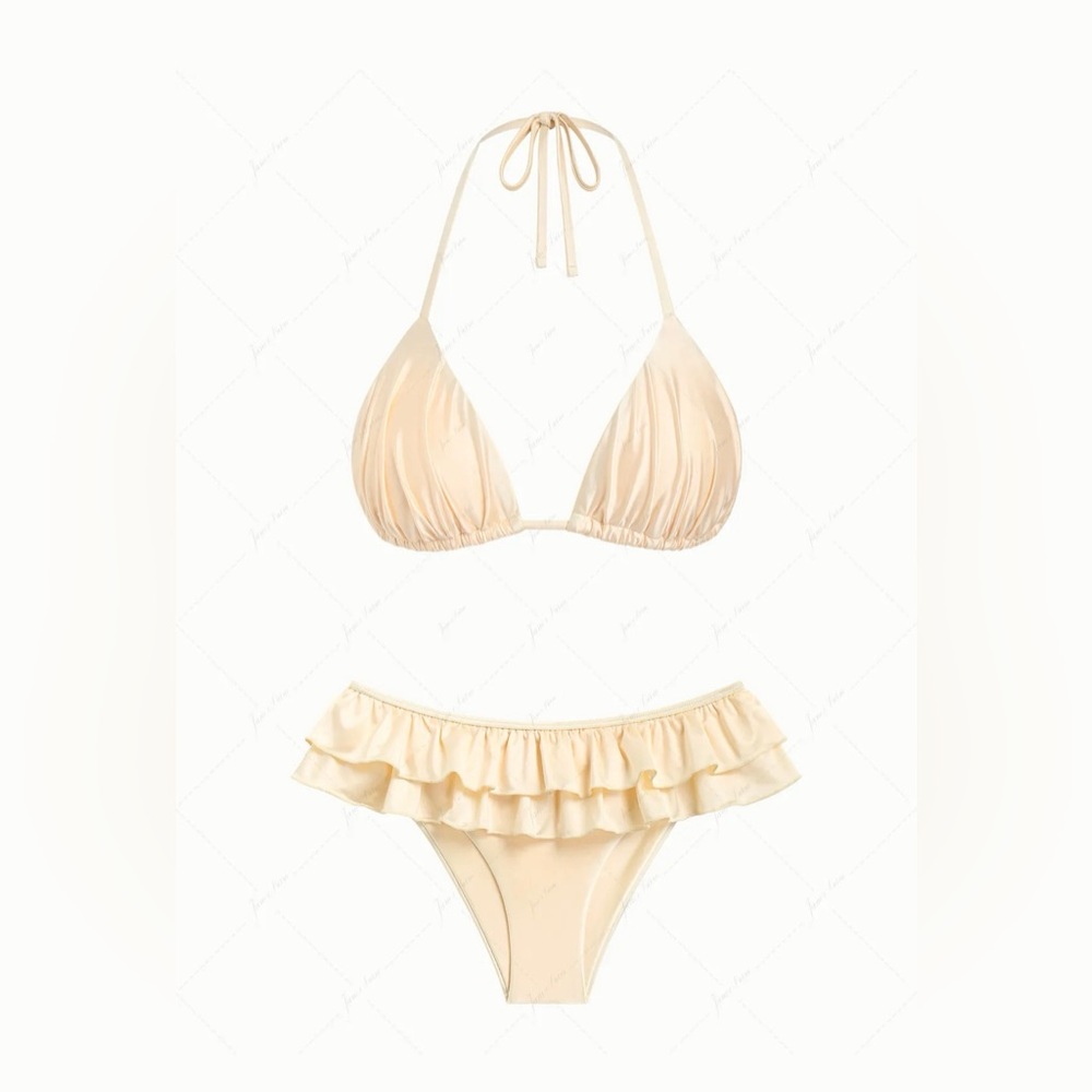 Seamolly Champagne bikini set NWT